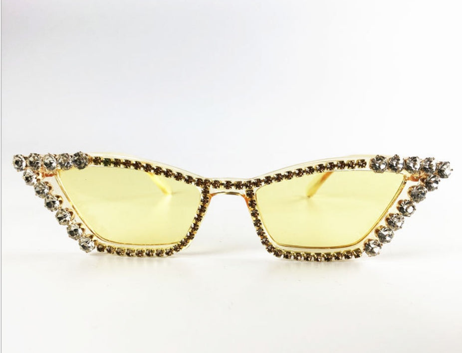 Diamond Frame Sunglasses - Krystle Treasures
