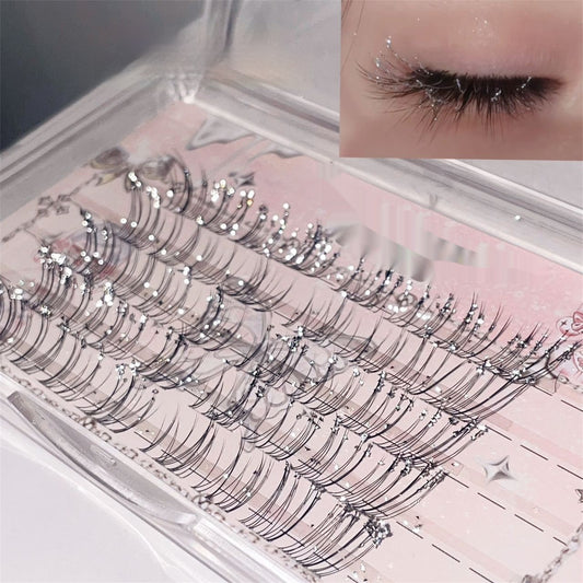 Large Sparkling Diamond False Eyelashes Dramatic Look – Krystle Treasures